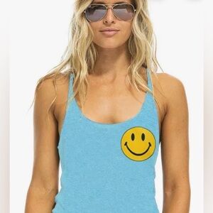 Aviator Nation Smiley 2 Tank Top